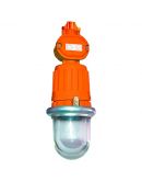 Оранжевый взрывозащищенный ГСП светильник Ватра (ГСП18ВЕx-100-111) IP65 100Вт для производственных зданий