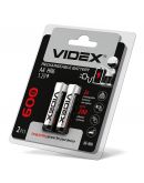 Аккумулятор Videx AA 600мАч (HR6/600/2DB) 2 шт