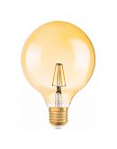 Светодиодная диммируемая лампа Osram 1906 LED Globe 6,5W/824 230V FIL Gold DIM E27 (4058075808997)