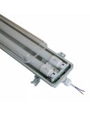 Ударопрочный светодиодный светильник Евросвет LED-SH-40 PULS-10 2х18Вт 6400К 1200мм IP65 (53635) в сборе