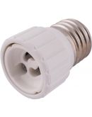 Пластиковый переходник E.Next e.lamp adapter.Е27/GU10.white Е27 на GU10 (s9100041)
