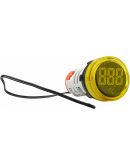 Цифровой измеритель температуры Аско-Укрем ED16-22WD -25°С-150°C желтый (A0190010045)