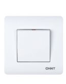 Прохідний вимикач 1-клавішний Chint NEW3 білий (715378)