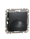 Накладка для виведення кабелю Schneider Electric Sedna Design & Elements чорна SDD114903