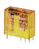 Миниатюрное реле Finder 1CO 16A 24В DC шаг 5мм (406190240000)