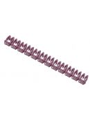 Фиолетовые кабельные маркеры IEK UMK02-02-7 МКН-«7» 2.5мм² (1000шт/упак)