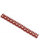 Красные кабельные маркеры IEK UMK01-02-2 МКН-«2» 1.5мм² (1500шт/упак)