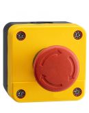 Аварийный кнопочный пост CNC LAY5/1 IP54 желтый с фиксацией (Б00030676)
