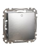 Двополюсний вимикач Schneider Electric Sedna Design & Elements матовий алюміній SDD170102