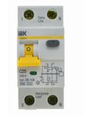 Дифференциальный автоматический выключатель IEK АВДТ32, C25А, 30мА