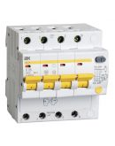Выключатель дифференциального тока IEK АД14 3P+N, 25А, 300мА