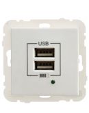 Розетка Logus 45439 TBR USB Charger type "A" 2А біла