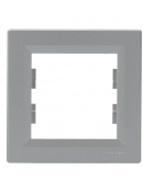 Рамка одинарная алюминий Asfora, EPH5800161