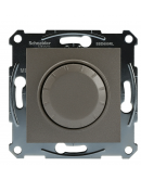 Светорегулятор поворотный без рамки бронза Asfora, EPH6400169