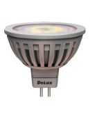 LED лампочка JCDR 5Вт Delux 4100K, GU5,3