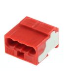 Микро-клемма для распределительных коробок, на 4 проводника, 243-804 красная, WAGO 