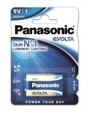 Батарейка Panasonic Evolta 6LR61 BLI 1 Alkaline 6LR61EGE/1BP (1 шт)