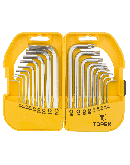 Набор шестигранных HEX и Torx ключей TOPEX 35D952 (18шт)