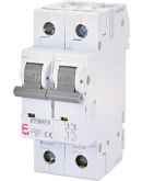 Автоматичний вимикач ETI 002143504 ETIMAT 6 2p C 1A (6kA)