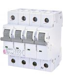 Автоматический выключатель ETI 002146501 ETIMAT 6 3p+N C 0.5A (6kA)