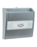 Центральна панель карткового вимикача Logus 90 алюміній