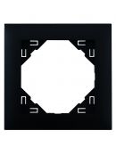 Одинарная рамка Logus 90 90910 TPM (черная матовая)