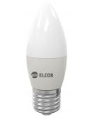 Светодиодная LED лампа ELCOR 534311 Е27 С37 7Вт 4200K 630Лм