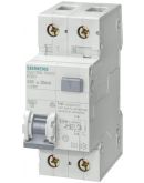 Дифавтомат Siemens 5SU1356-0KK06 В6 6кА 1+N-Р AC 30мА