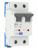 Двухполюсный автомат SEZ 62 C 2А 2P (PR62C2A)