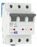 Трехполюсный автомат SEZ 63 B 32А 3P (PR63B32А)