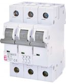 Автоматический выключатель ETI 002115509 ETIMAT 6 3p B 1А (6 kA)