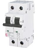 Автоматический выключатель ETI 002133708 ETIMAT 10 2p C 2А (10 kA)