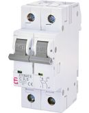 Автоматический выключатель ETI 002142501 ETIMAT 6 1p+N C 0.5А (6 kA)