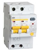 Дифференциальный автоматический выключатель IEK АД12М 1Р+N, В25, 30мА