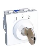 Трехпозиционный выключатель Schneider Electric Altira ALB44030 с ключом 16А (белый)