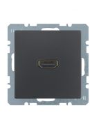 HDMI розетка Berker Q.x 3315426086 (антрацит)