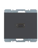 HDMI розетка Berker K.1 3315437006 с задним подключением (антрацит)