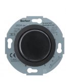 Поворотний світлорегулятор Berker 1930 283411 Soft-регулювання (чорний)