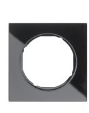Одноместная рамка Berker R.3 10112216 (стекло/черная)