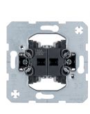 Кнопка двухклавишная 2НВ (механизм), общая входная клемма 10АХ/250В Berker