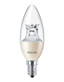 Светодиодная лампа под диммер  MAS LEDcandle DT 6Вт Philips E14 B38 CL_AP