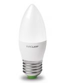 Светодиодная лампочка CL 6Вт Eurolamp 4000К ЕКО серия «D», E27