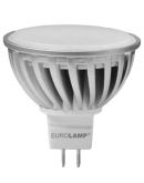 Лампа светодиодная MR16 6.5Вт Eurolamp 3000K 220V, GU5.3