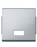 Клавіша Schneider Electric Aquadesign MTN343860 із прямокутним віконцем для символів, «під алюміній»
