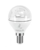 Светодиодная лампа 1-LED-430 G45 4Вт Maxus 5000K, E14