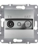 Розетка TV-SAT індивід.1dB без рамки алюміній Asfora, EPH3400461