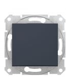Выключатель кнопочный Schneider Electric Sedna SDN0700170 (графит)