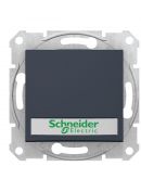 Выключатель кнопочный Schneider Electric Sedna SDN1600370 с полем для надписи с подсветкой (графит)