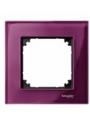 Рамка одинарная M-ELEGANCE glass рубин Merten, MTN4010-3206