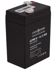 Аккумулятор LogicPower AGM LPM 6-4.5 AH 6В
